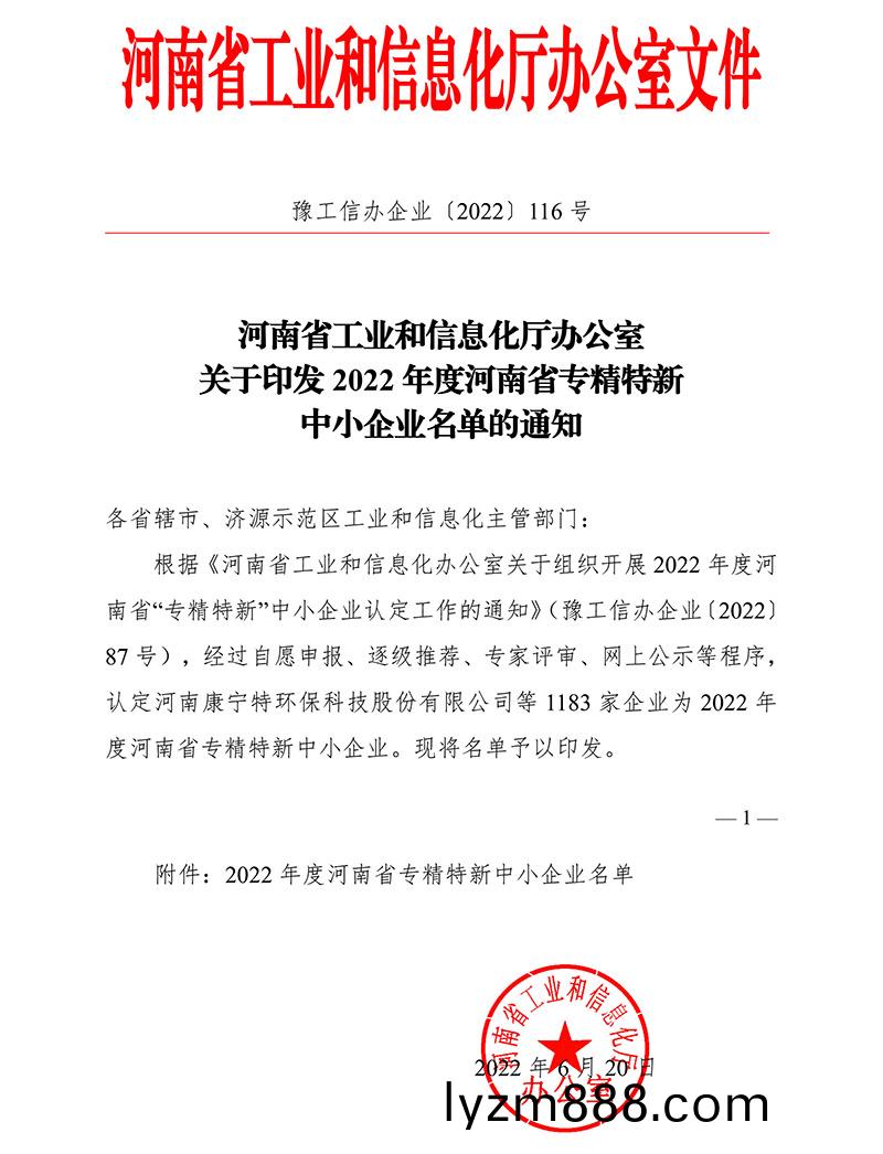 2022年度省專精特新認定文件-1